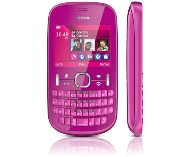 Nokia 200 ASHA Pink - 1404847 - zdjęcie 2